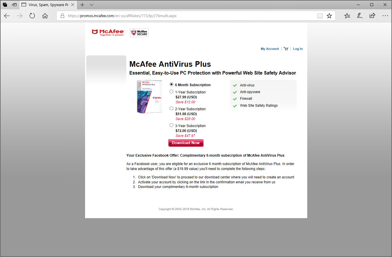 mcafee internet security premium edition for mac and pc 1pc